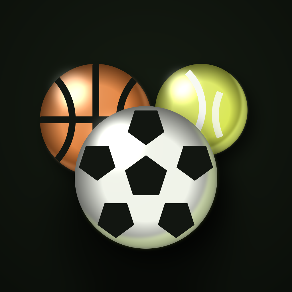 A football, a basketball and a tennis ball together